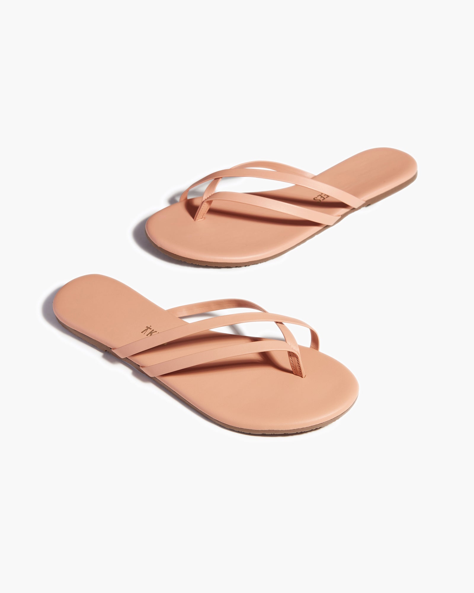 Beige Women's's's's's's's's's's's's's's's's's's's's's's TKEES Liri Flip Flops | KJWTNB645