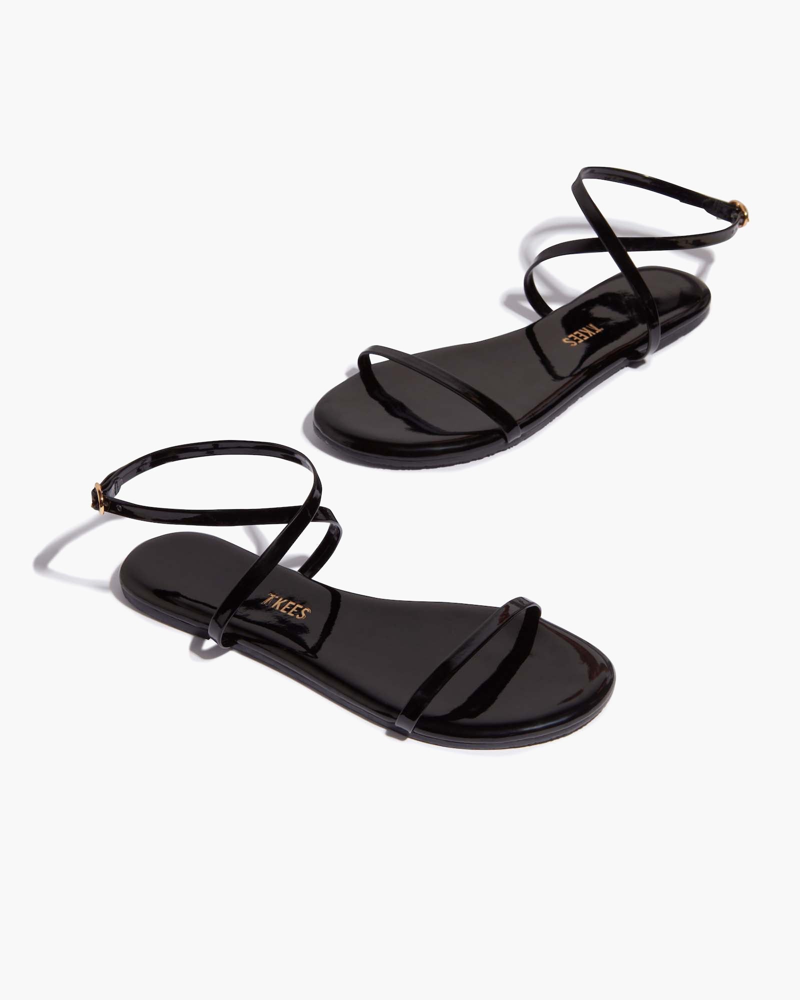 Black Women's's's's's's's's's's's's's's's's's's's's's's TKEES MJ Glosses Sandals | LWSMKT643