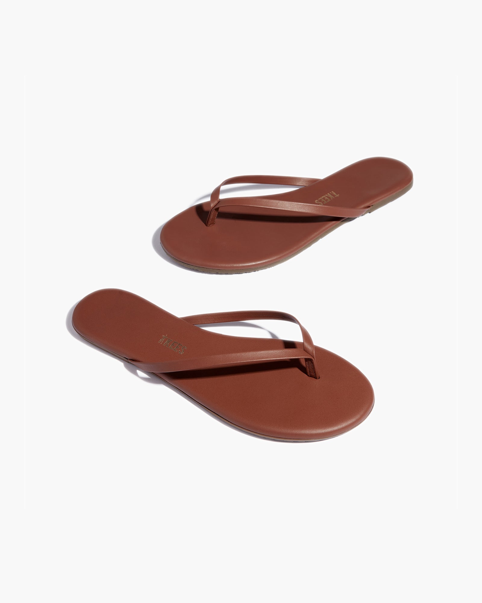 Brown Women's's's's's's's's's's's's's's's's's's's's's's TKEES Lily Vegan Flip Flops | IEKWZD851