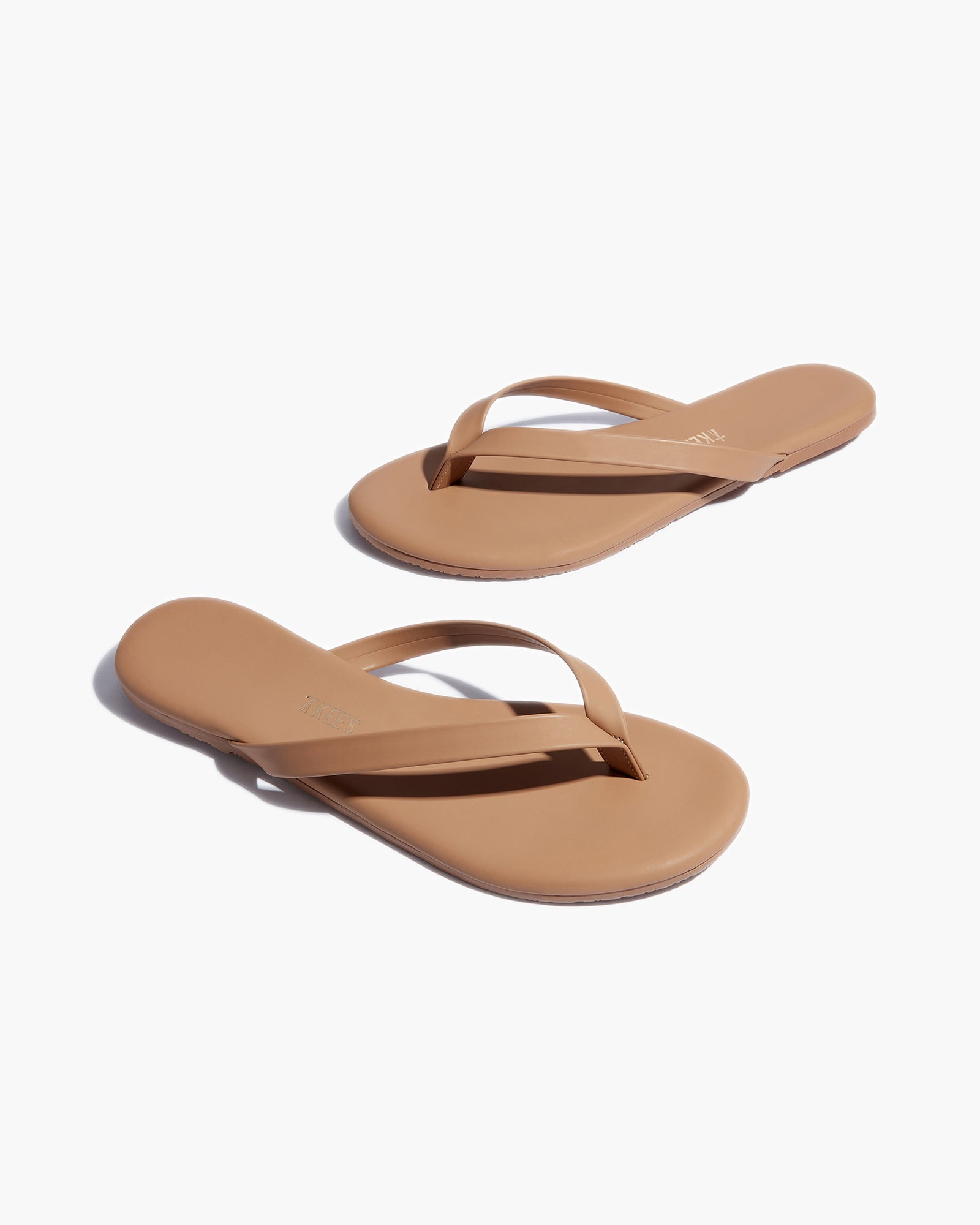 Brown Women's's's's's's's's's's's's's's's's's's's's's's TKEES Boyfriend Vegan Flip Flops | LCPHAQ625