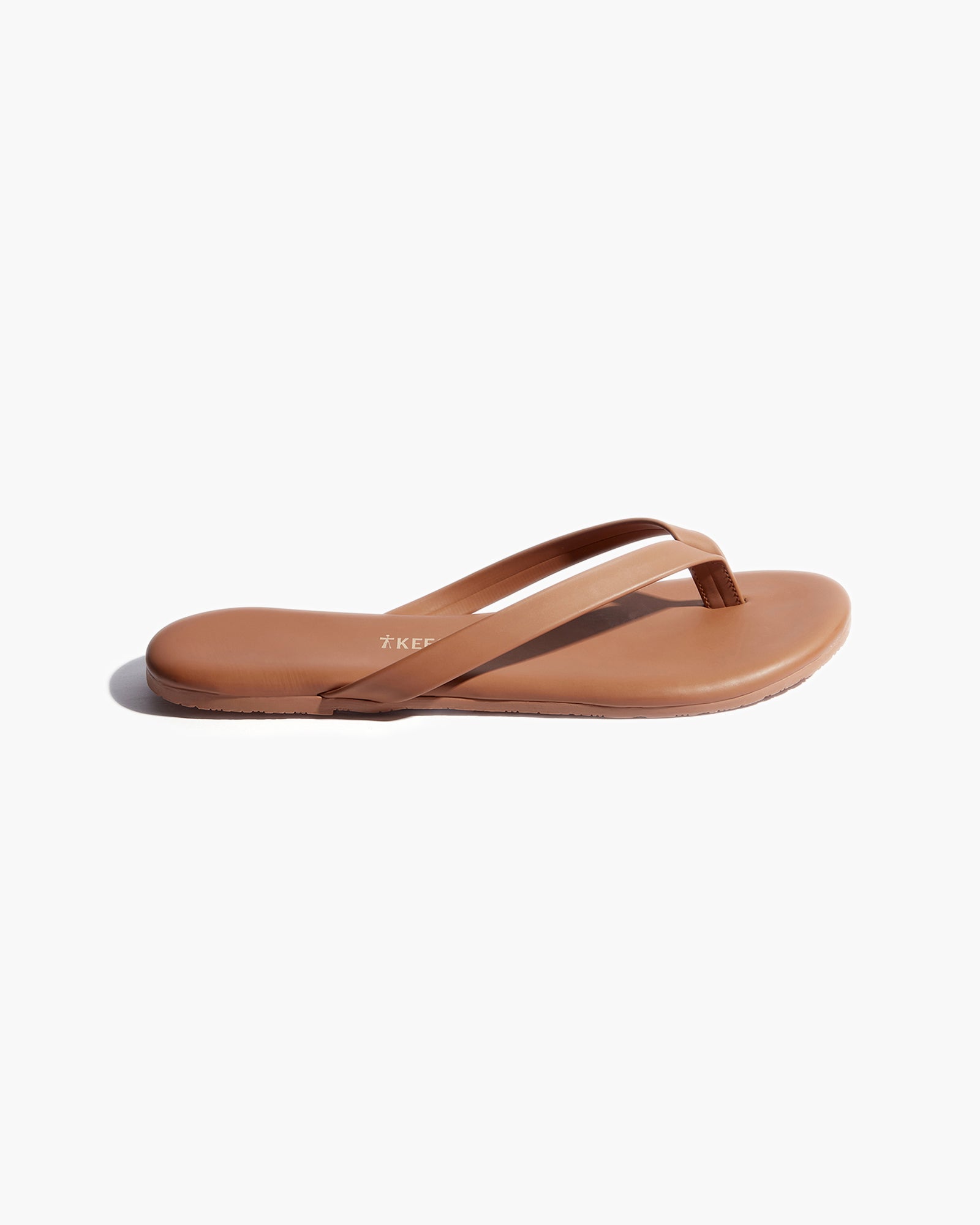 Brown Women's's's's's's's's's's's's's's's's's's's's's's TKEES Boyfriend Vegan Flip Flops | OGQJMH126