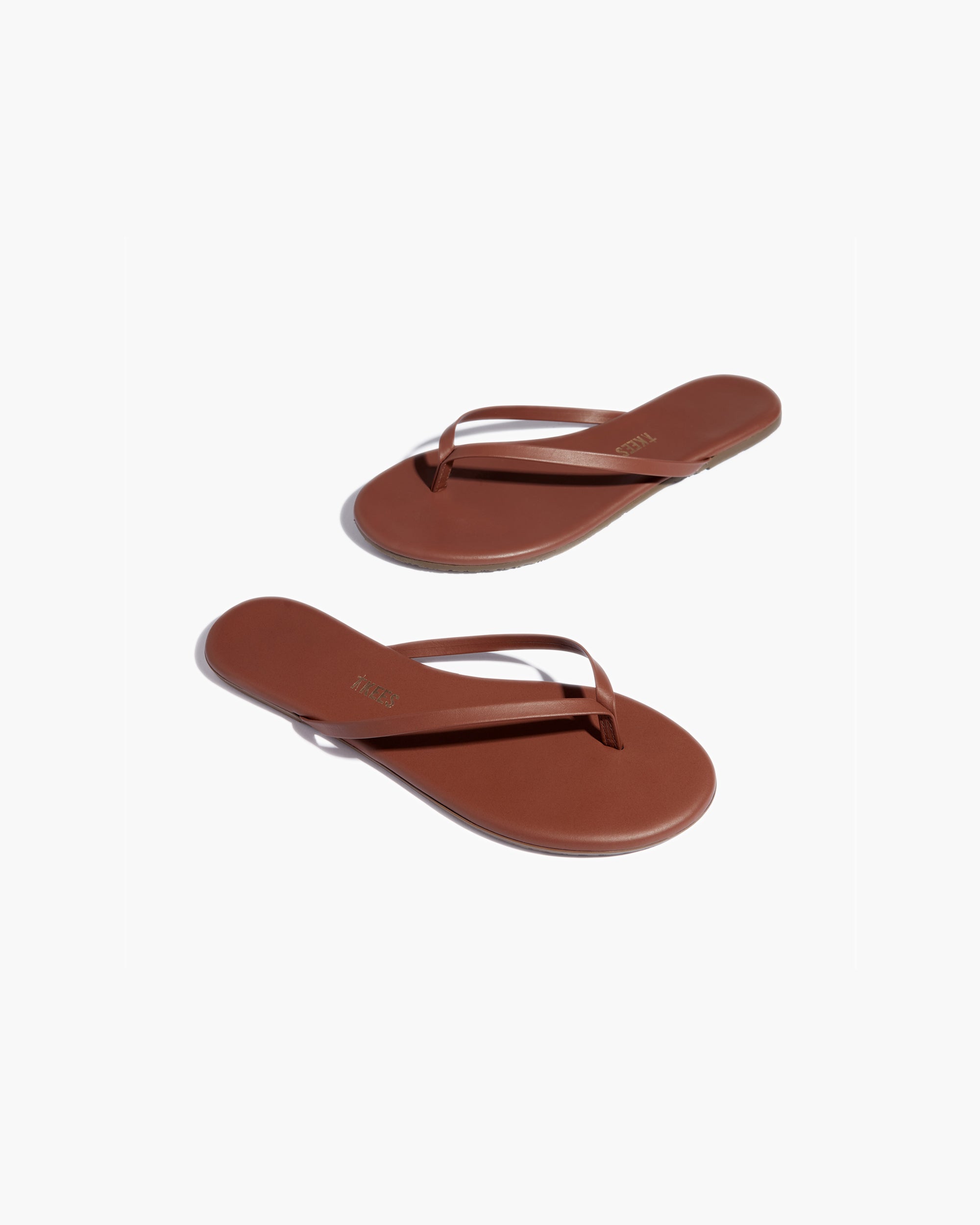 Brown Women's's's's's's's's's's's's's's's's's's's's's's TKEES Lily Nudes Flip Flops | YHOXIZ120