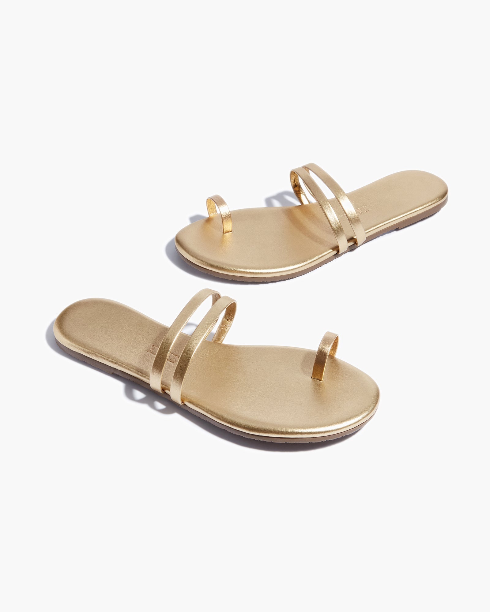 Gold Women's's's's's's's's's's's's's's's's's's's's's's TKEES Leah Metallics Sandals | ATRPBL218