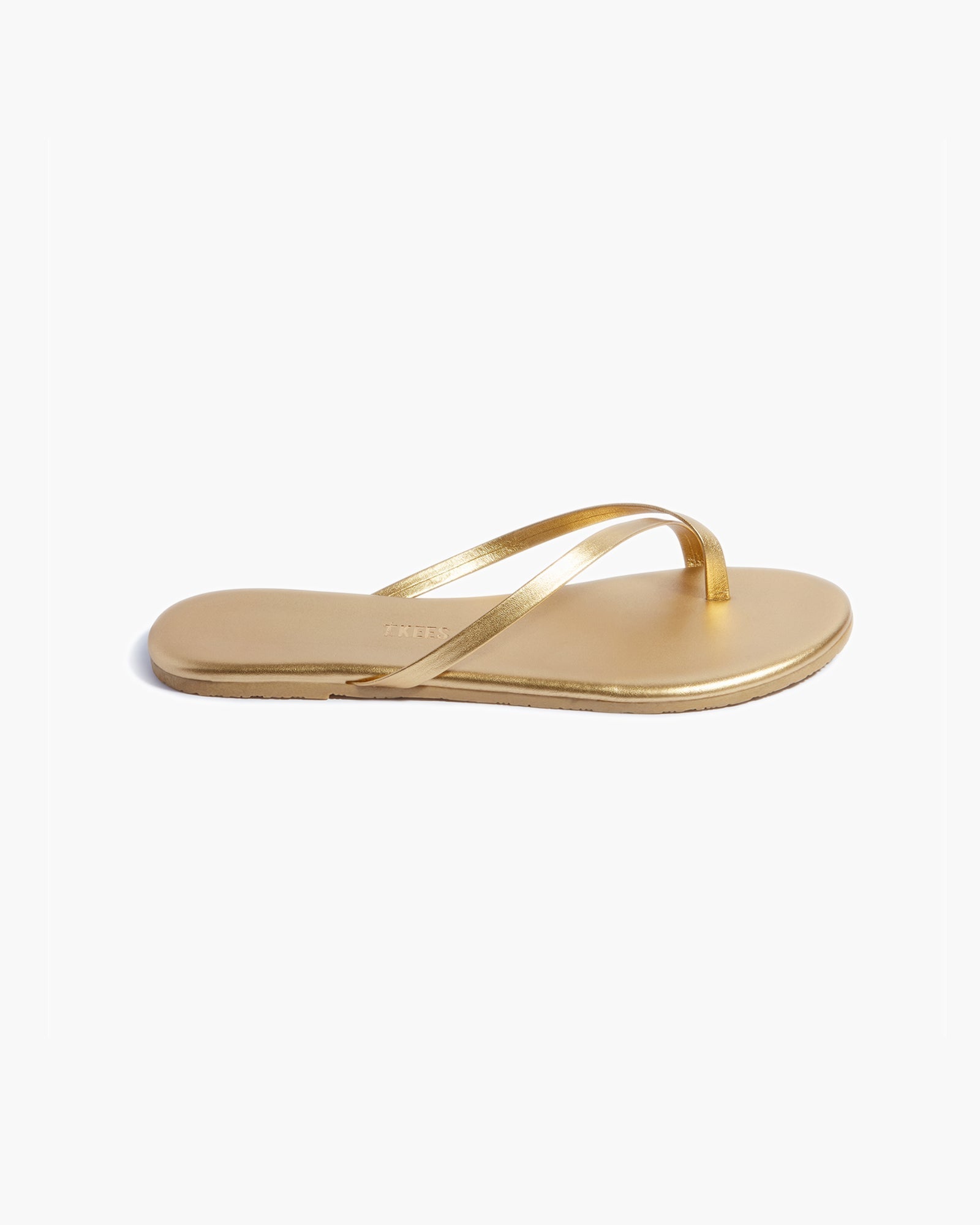 Gold Women's's's's's's's's's's's's's's's's's's's's's's TKEES Riley Metallics Sandals | TJLZNY853