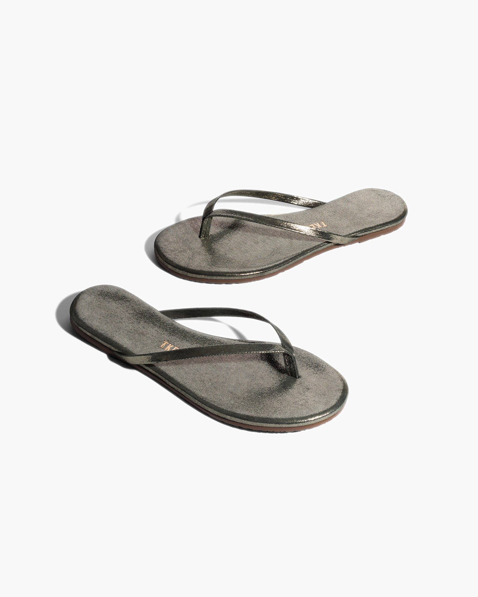 Green Women's's's's's's's's's's's's's's's's's's's's's's TKEES Lily Glitters Flip Flops | QRWSOH825