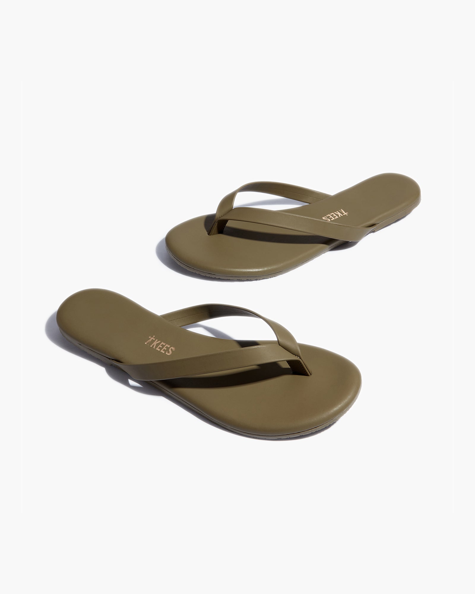 Green Women's's's's's's's's's's's's's's's's's's's's's's TKEES Boyfriend Vegan Flip Flops | YKXBLP745