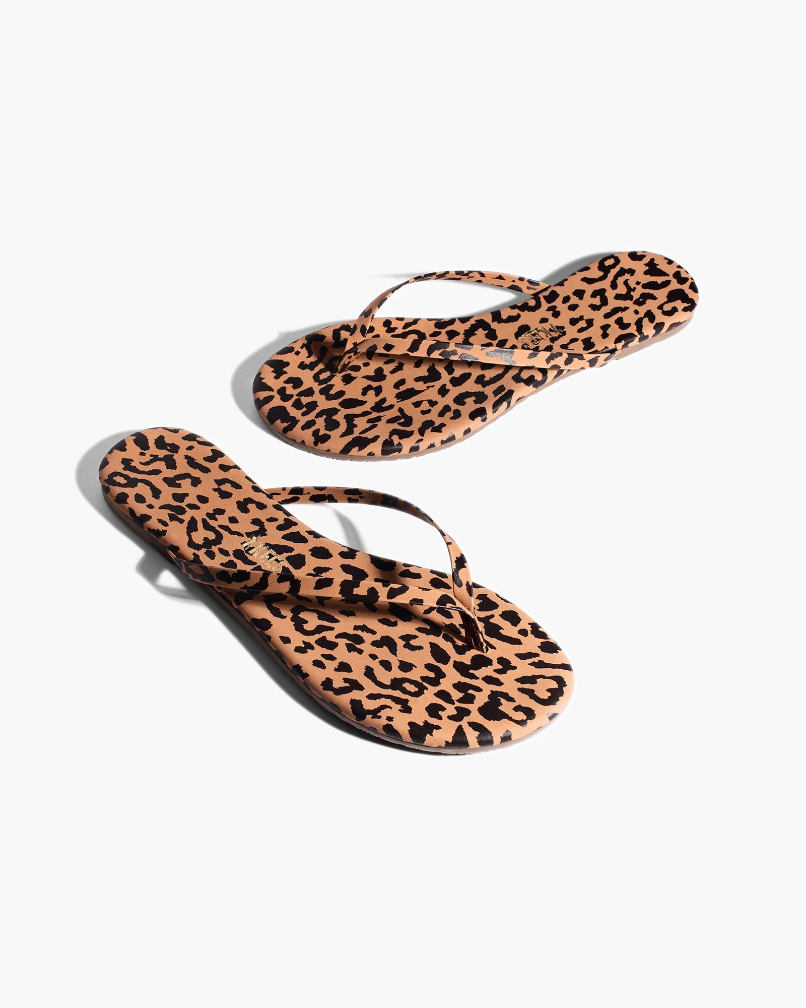 Leopard Women's's's's's's's's's's's's's's's's's's's's's's TKEES Lily Animal Flip Flops | BJLYWV396