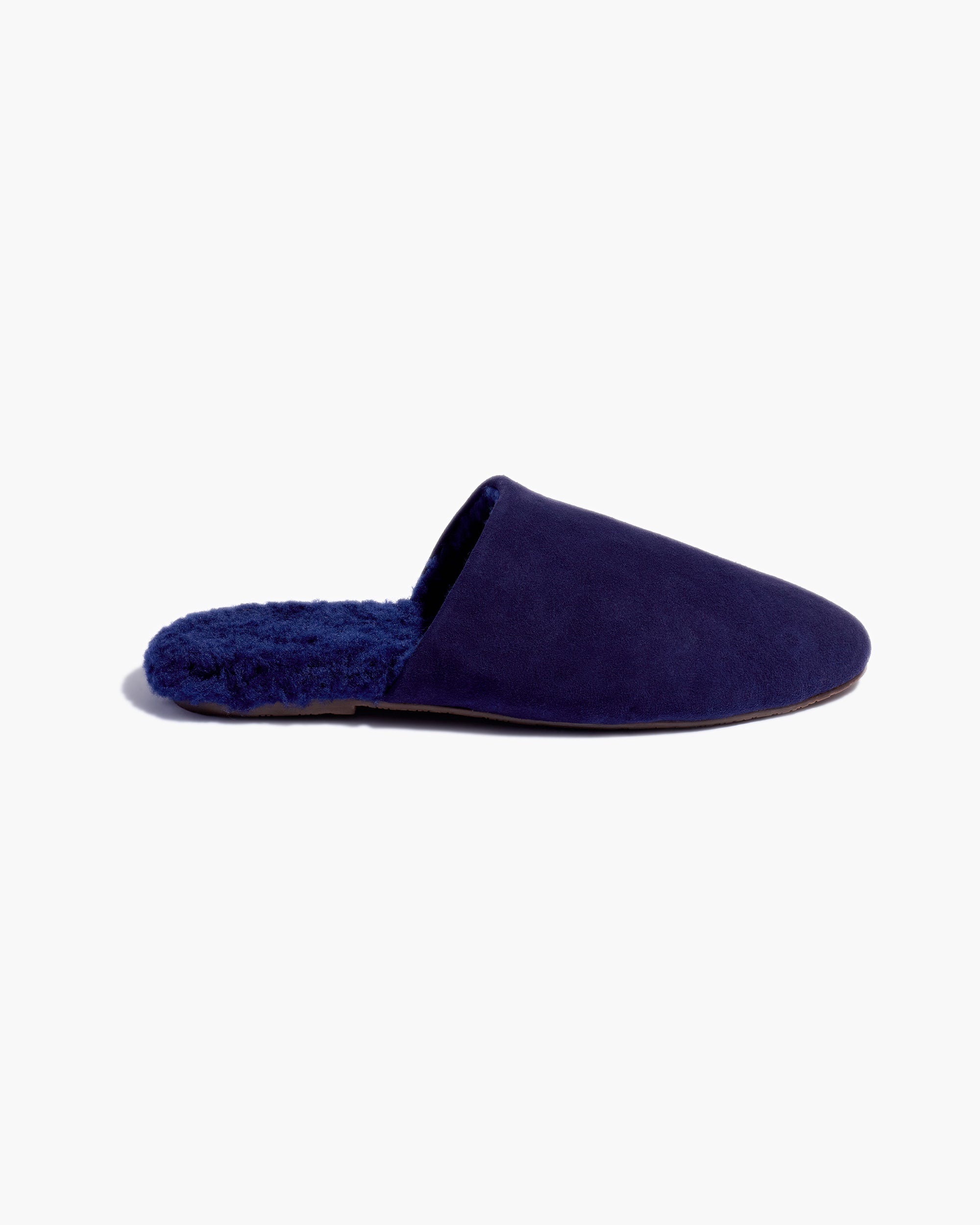 Navy Women's's's's's's's's's's's's's's's's's's's's's's TKEES Ines Shearling Slides | AVNZLG102