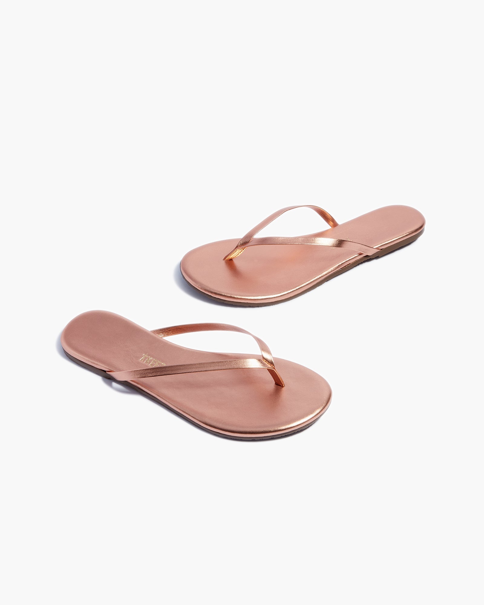 Pink Women's's's's's's's's's's's's's's's's's's's's's's TKEES Lily Metallics Flip Flops | FSOCQL831