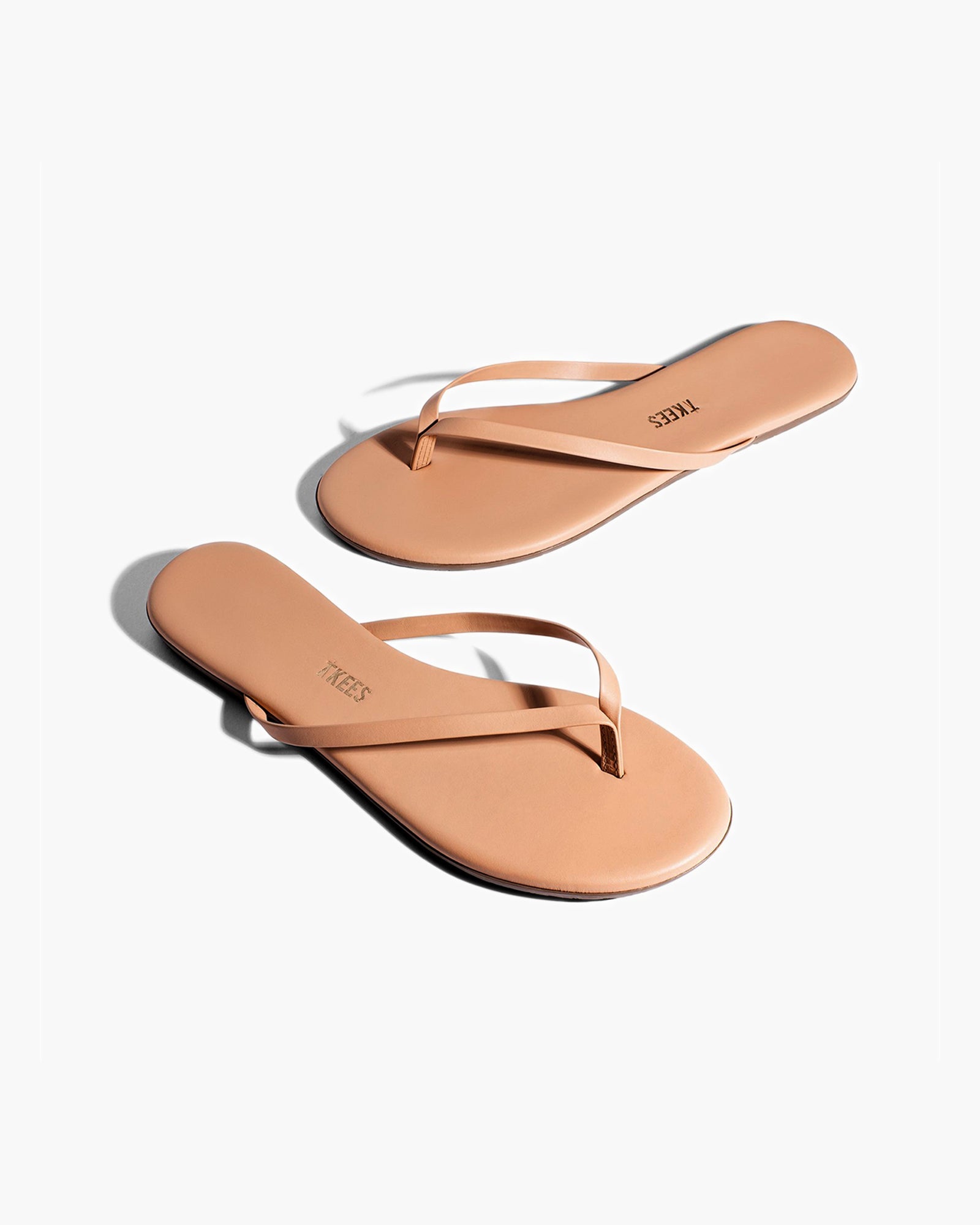 Pink Women's's's's's's's's's's's's's's's's's's's's's's TKEES Lily Nudes Flip Flops | RVUOZH805