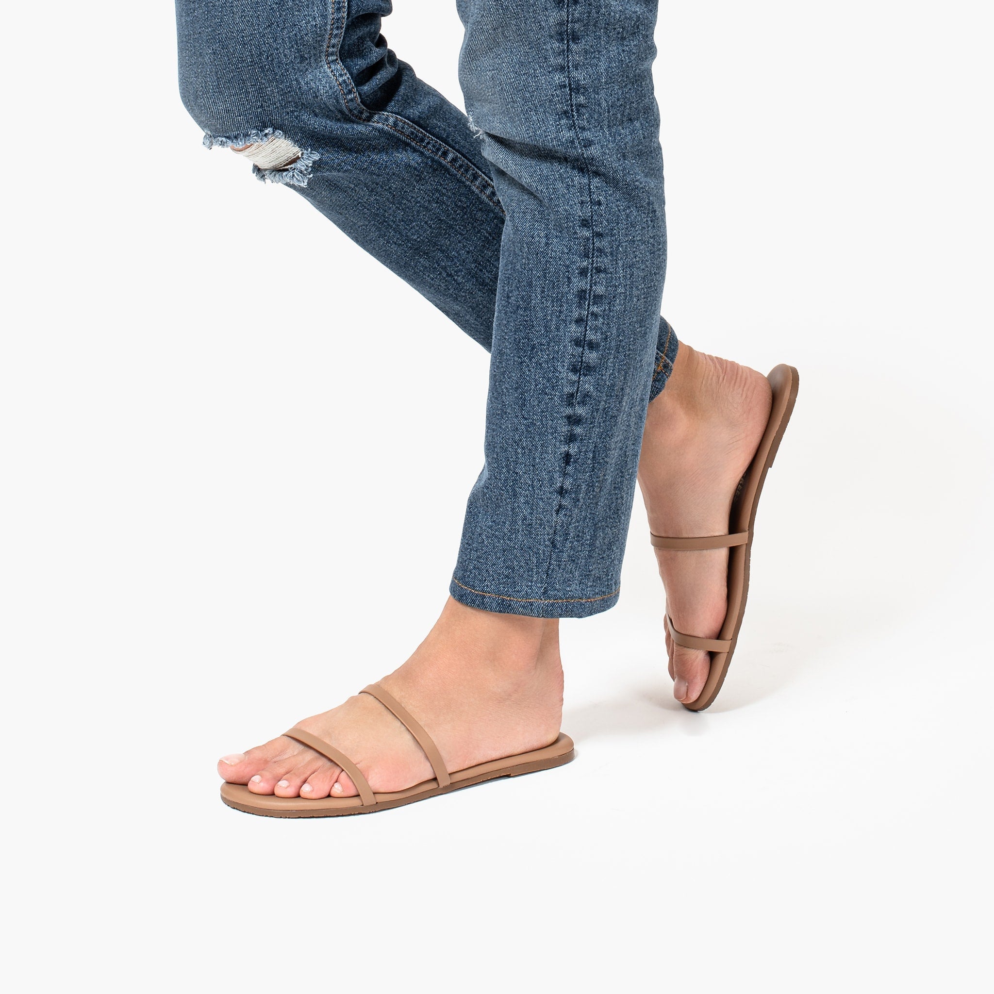 Rose Gold Women's's's's's's's's's's's's's's's's's's's's's's TKEES Gemma Sandals | GPLMCJ541