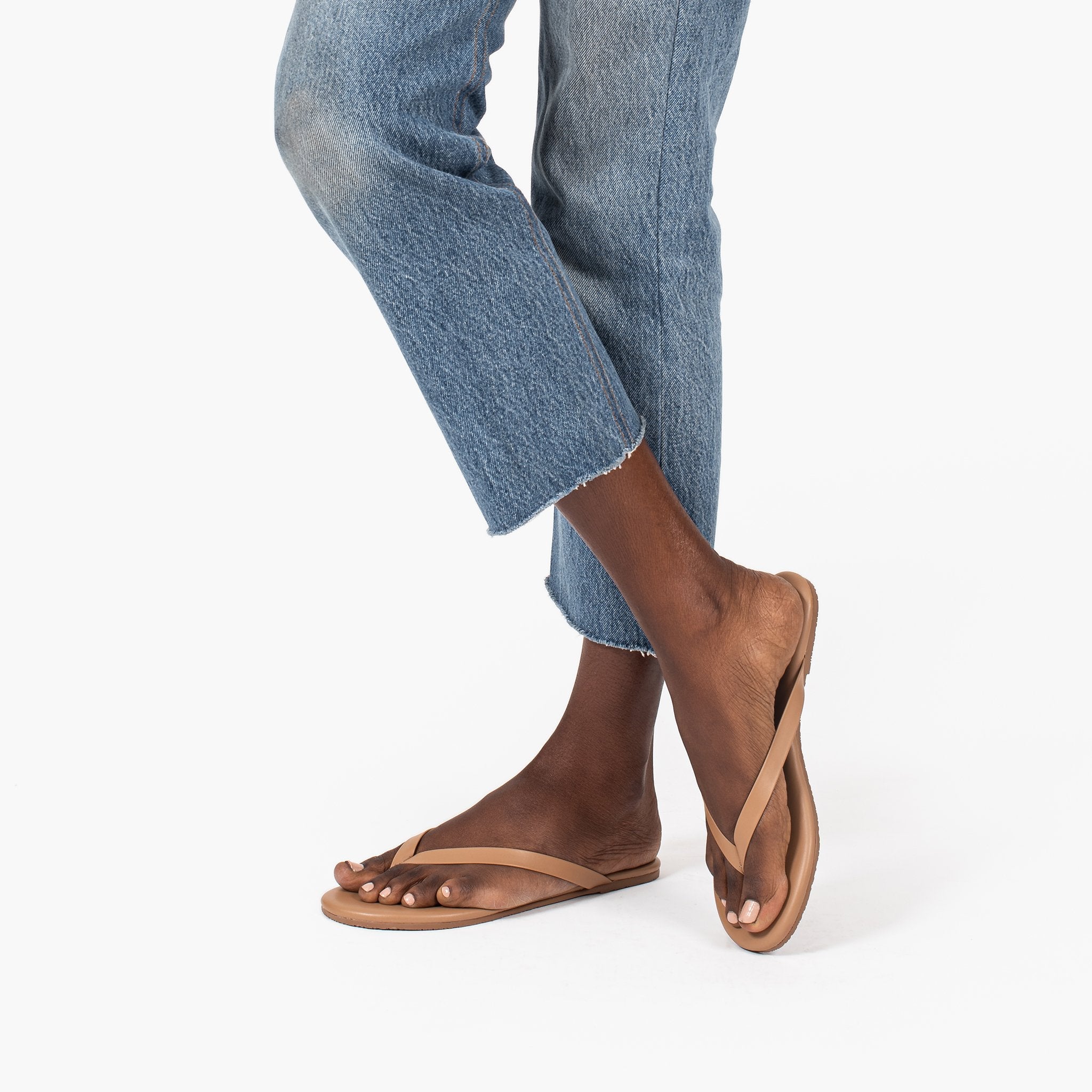 Rose Gold Women's's's's's's's's's's's's's's's's's's's's's's TKEES Boyfriend Flip Flops | IADXMB204