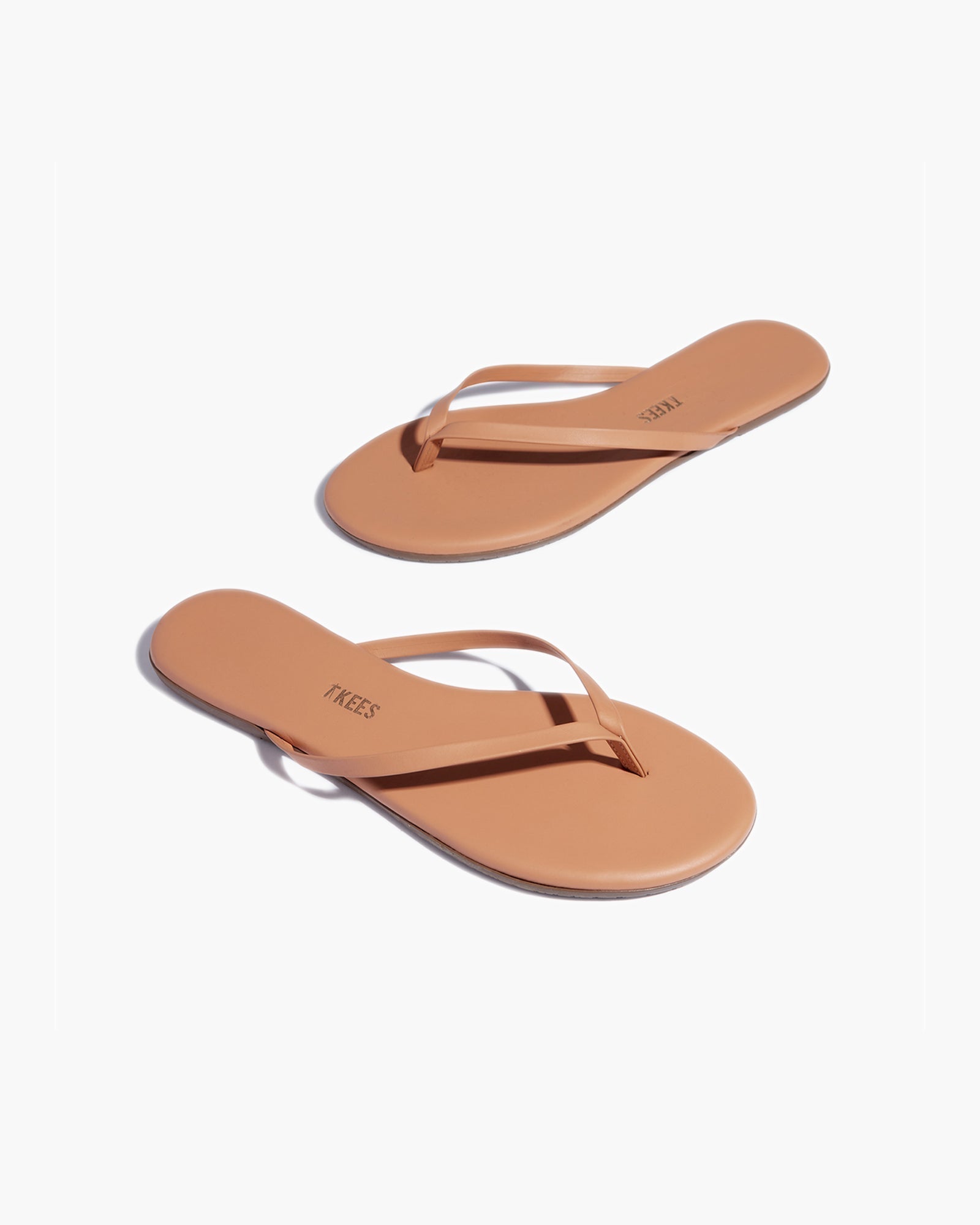 Rose Gold Women's's's's's's's's's's's's's's's's's's's's's's TKEES Lily Vegan Flip Flops | XIBQGO285