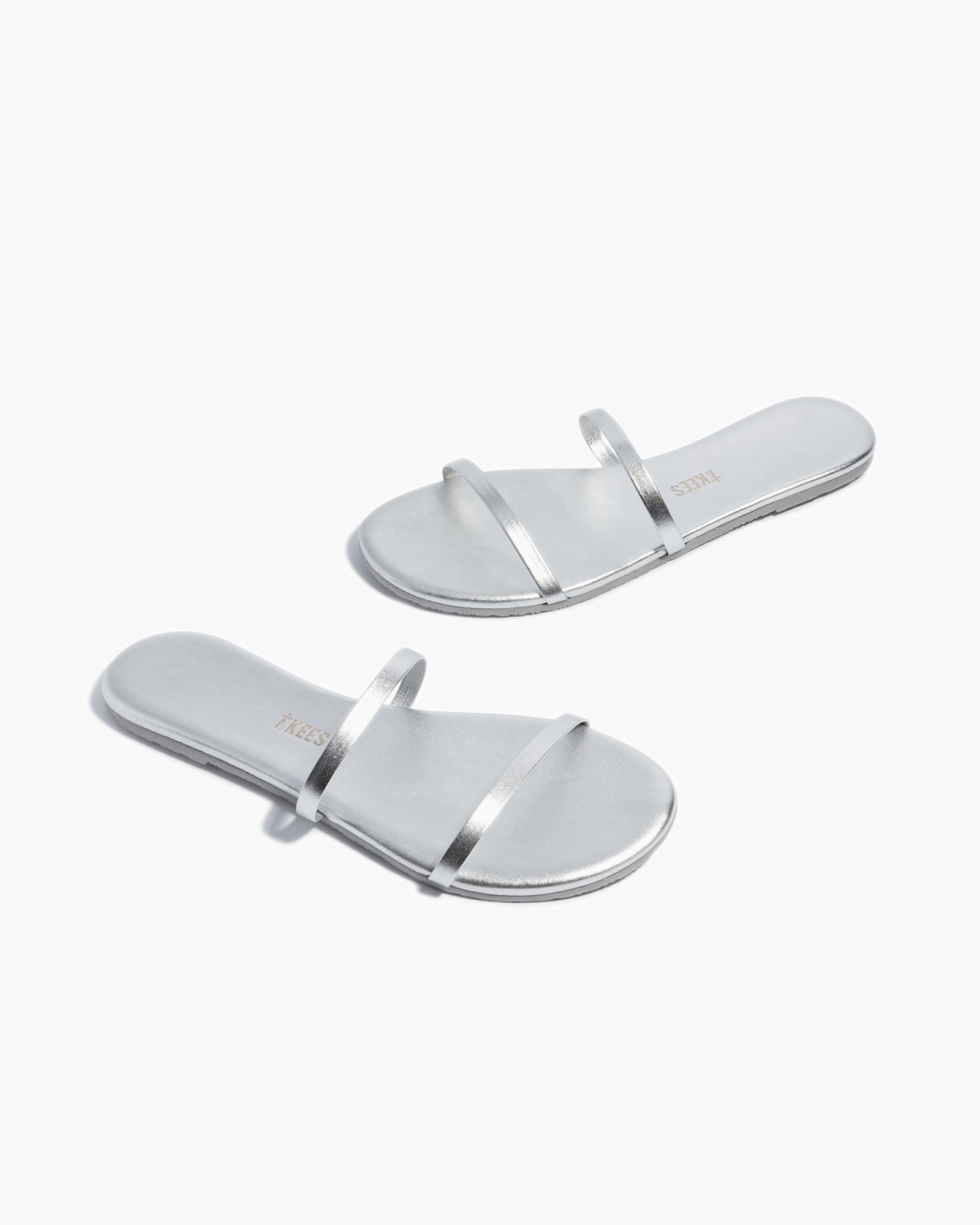 Silver Women's's's's's's's's's's's's's's's's's's's's's's TKEES Gemma Metallics Sandals | XIOCSM602