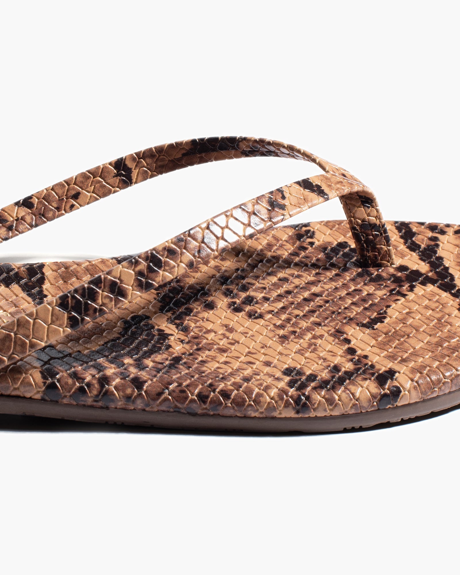 Snake Women's's's's's's's's's's's's's's's's's's's's's's TKEES Lily Vegan Animal Flip Flops | KMQSYP930