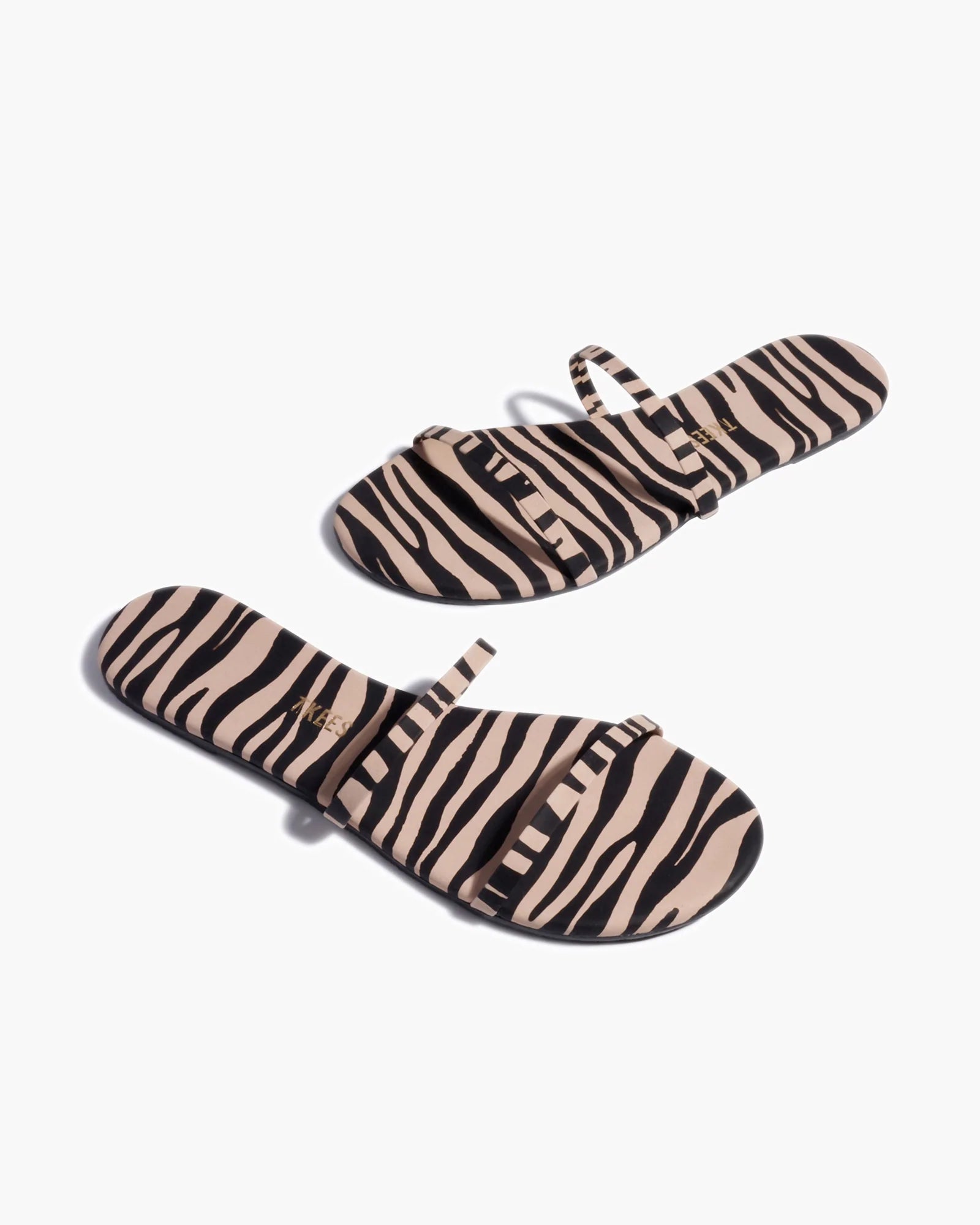 White / Black Women's's's's's's's's's's's's's's's's's's's's's's TKEES Gemma Animal Sandals | VKTXSL152