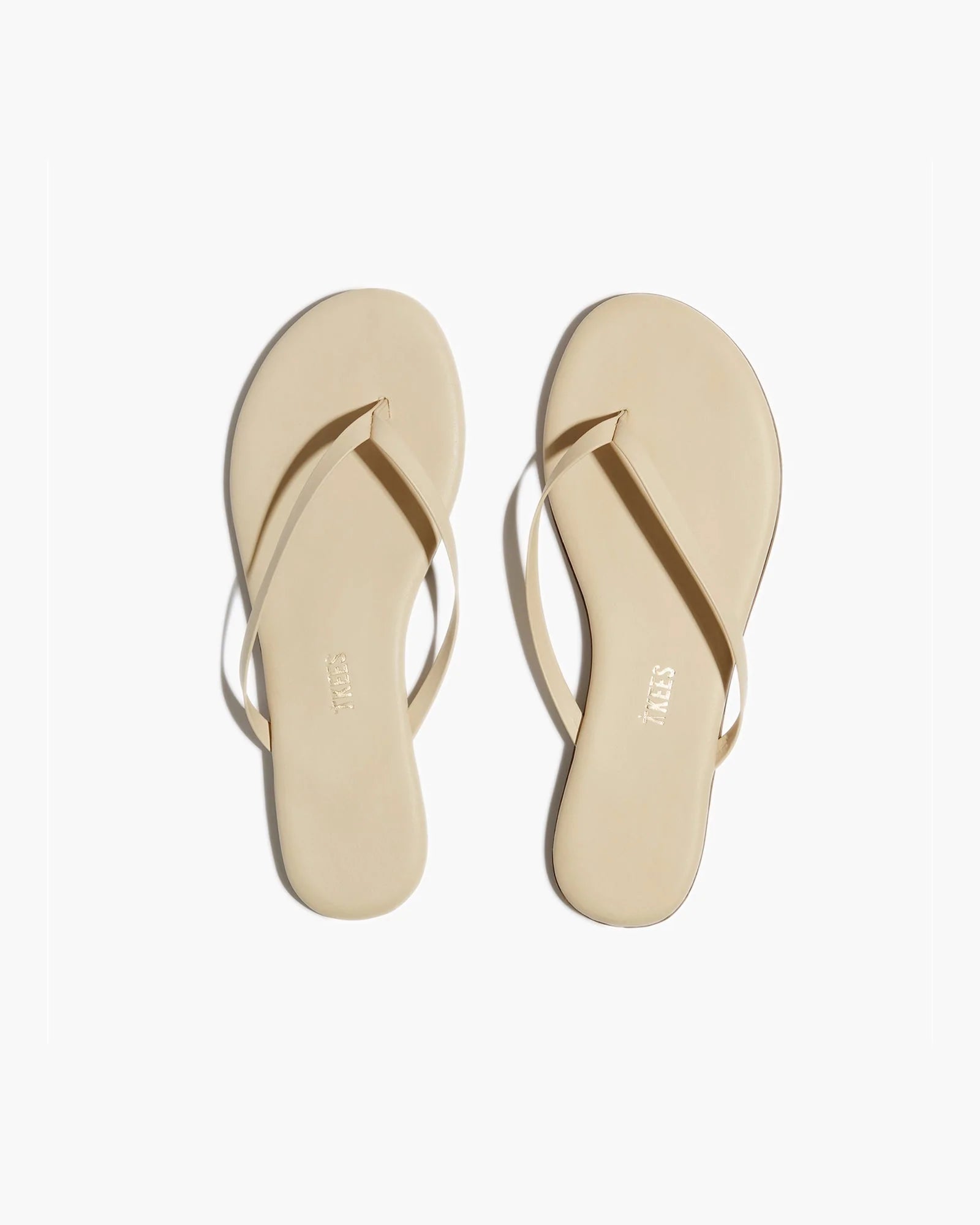 White Women's's's's's's's's's's's's's's's's's's's's's's TKEES Lily Nudes Flip Flops | BFGMIU918